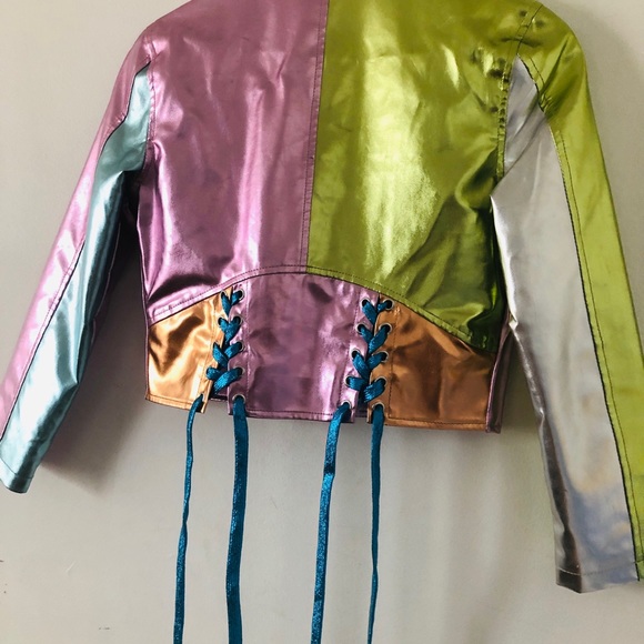 Metallic Moto Jacket - Picture 6 of 10